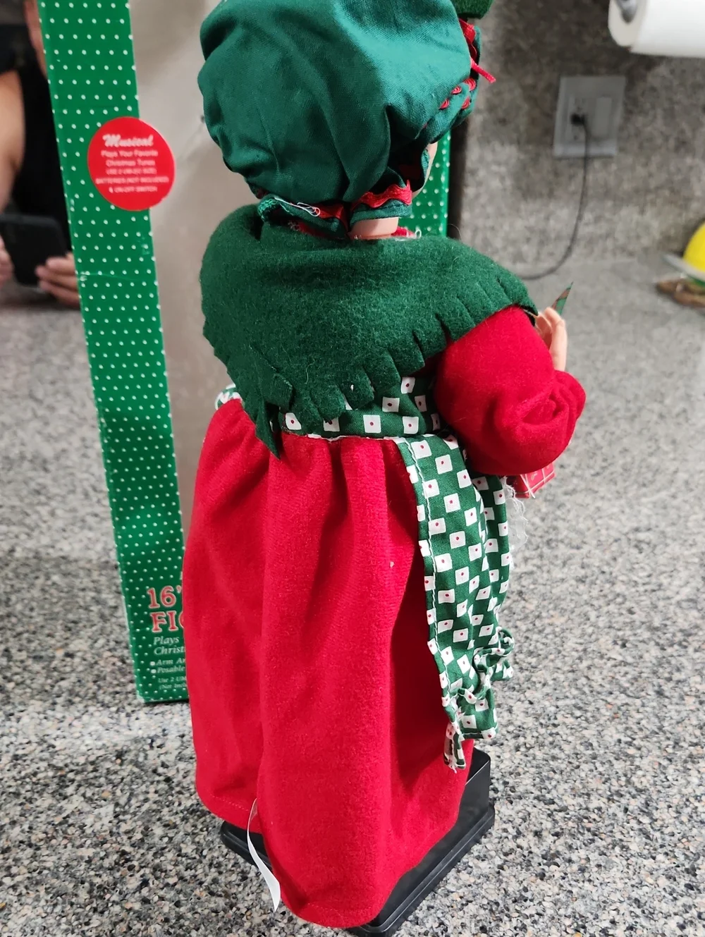 Christmas  Musical Mrs. Claus Doll
